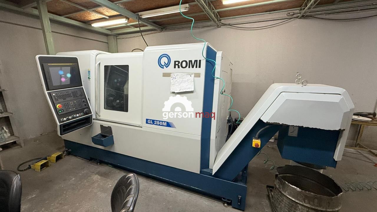 TORNO CNC ROMI GL250 M - ANO 2022 - FERRAMENTA ACIONADA